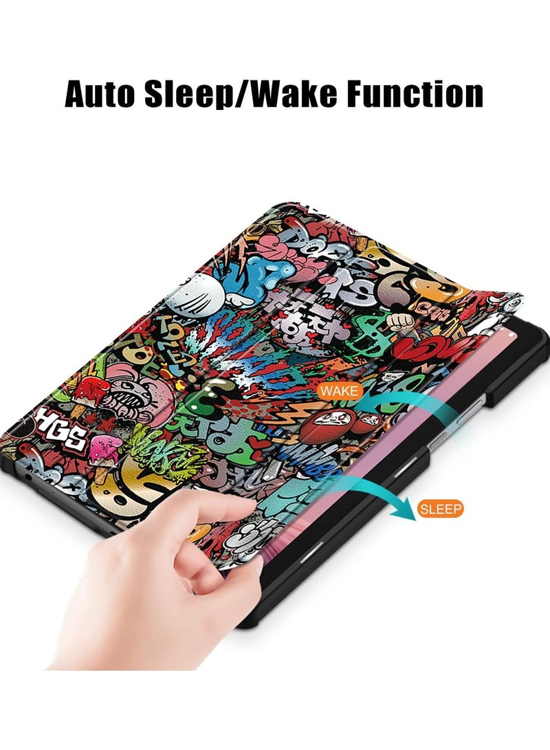 Case For Lenovo Tab M9 TB-310FU, Multi-Viewing Angles, All New PU Leather Smart Cover with Auto Sleep Wake Feature, Slim Flip Shell Case for Lenovo Tab M9 TB-310FU -2 - Image 2